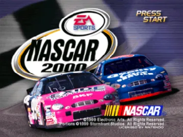 NASCAR 2000 (USA) screen shot title